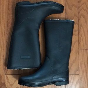 Tretorn Fur-lined Rubber Boots (Kelly Vinter)